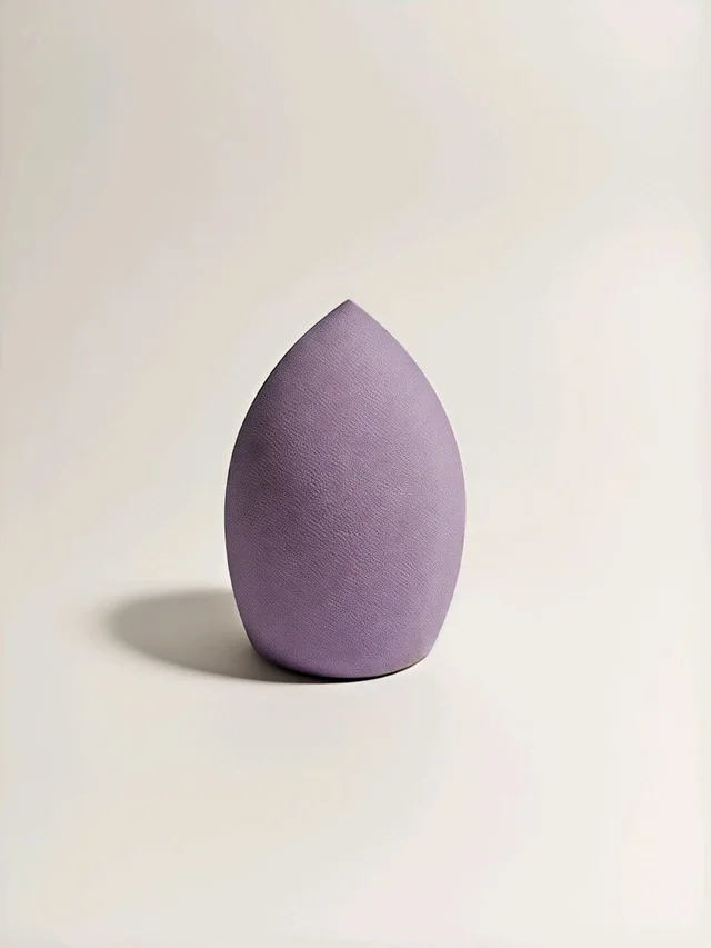 Vegan & Cruelty-Free Beauty Blender Makeup Sponge For Foundation, Powder & Cream (2-Piece Set)