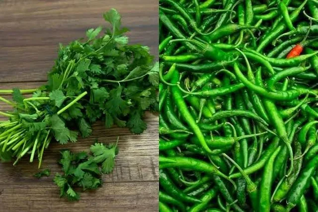 A-सभी हरी सब्जिया - bhindi, taroi rirua, kathal, kaddu, kareli, parval, gobhi, mirch, lauki , bhata , mooli, muli, palki, methi( hari sabji) - धनिया मिर्च अलग से