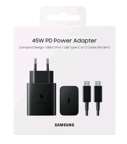 Samsung 1st Copy 45w Adaptor With C to CCable