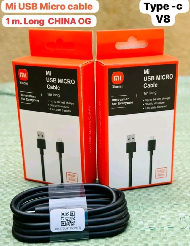 Mi Og USB to Type C Port Cable Box Packing Best Quality