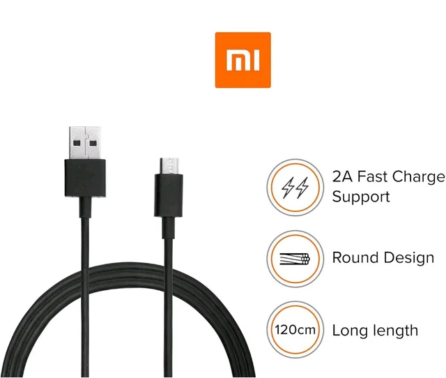 MI Type B/Micro USB 120cm fast Charging Cable 