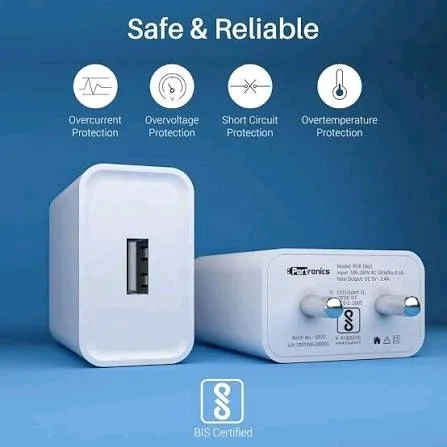 PORTRONICS Adapto 62 2.4A 12W Fast Wall Charger