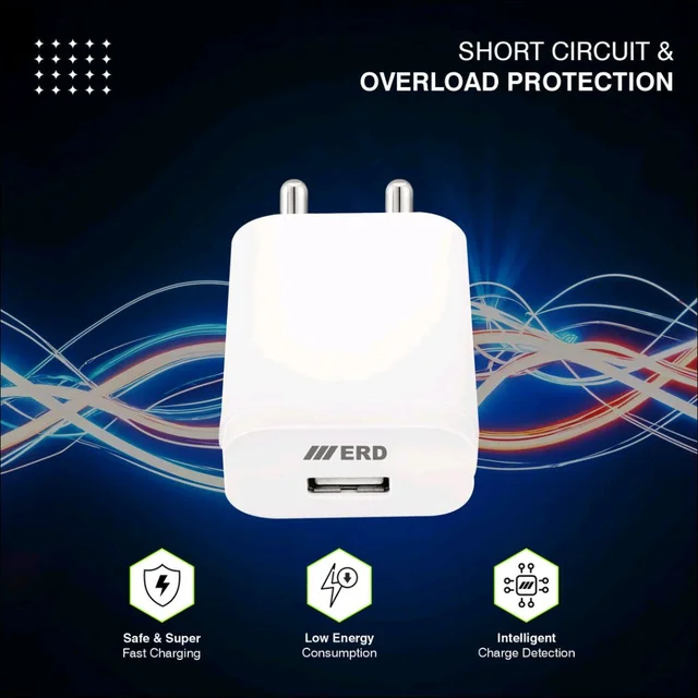ERD TC-201 USB-A DOCK CHARGER WHITE