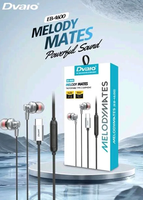 Dvaio EB-4600 TYPE C Earphone Primium Quality