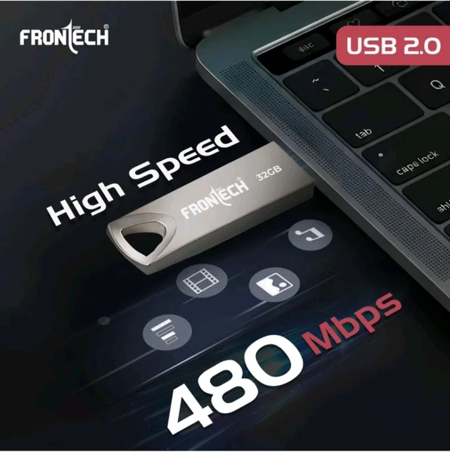 FRONTECH 2.0 PENDRIVE WITH 3 YEARS WARRANTY - FRONTECH 32GB PENDRIVE