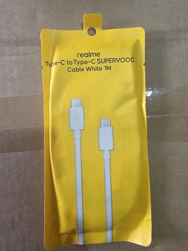 Realme Original Type - C To CVOOC CABLE  - White