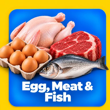 Egg, Meat & Fish