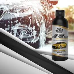 combo car care products, uniwax all- in- one polish , tyre polish, car wash plus wax shampoo, scratch remover micro fiber cloth - 200 gram each