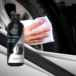 combo car care products, uniwax all- in- one polish , tyre polish, car wash plus wax shampoo, scratch remover micro fiber cloth - 200 gram each