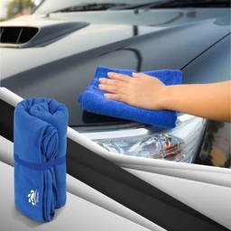 combo car care products, uniwax all- in- one polish , tyre polish, car wash plus wax shampoo, scratch remover micro fiber cloth - 200 gram each
