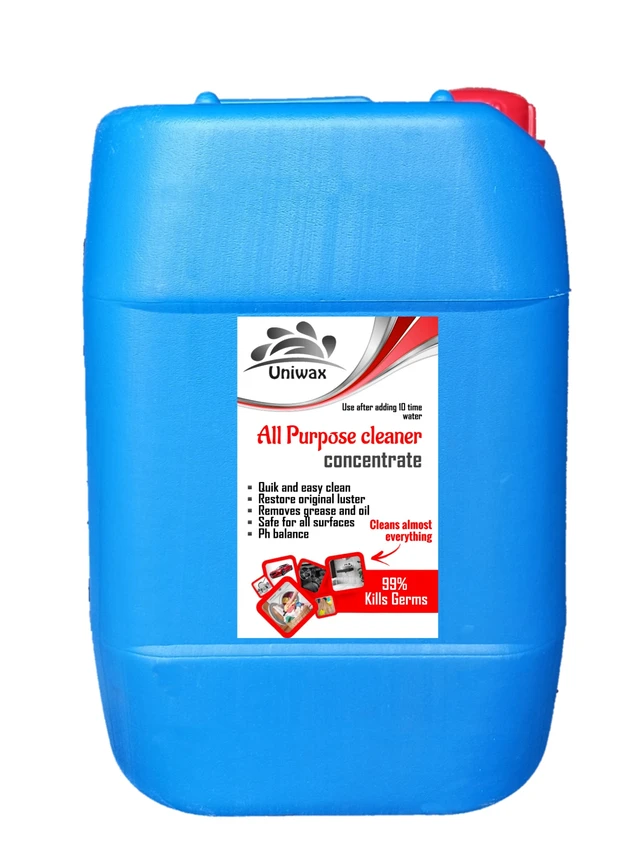 Uniwax APC - All-Purpose Cleaner for Home, Kitchen, Car & Office, Powerful Degreaser & Automotive Use - 20 kg