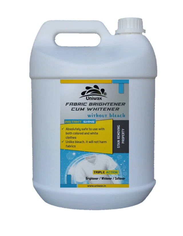 Uniwax Fabric Brightener & Whitener | Restores Original Shine & Whiteness - 5 liter