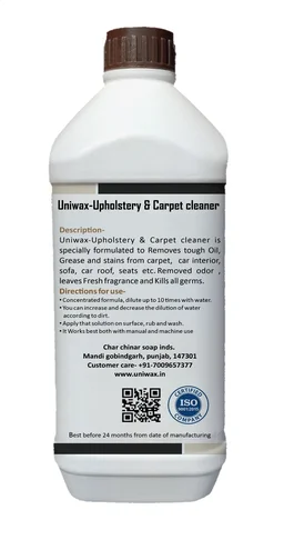 Uniwax upholstery cleaner car and sofa cleaner carpet cleaner Car Interior Cleaner for Car Seat Cleaner, Sofa Cleaner, Carpet Cleaner, Car Roof Cleaner & More - 1kg