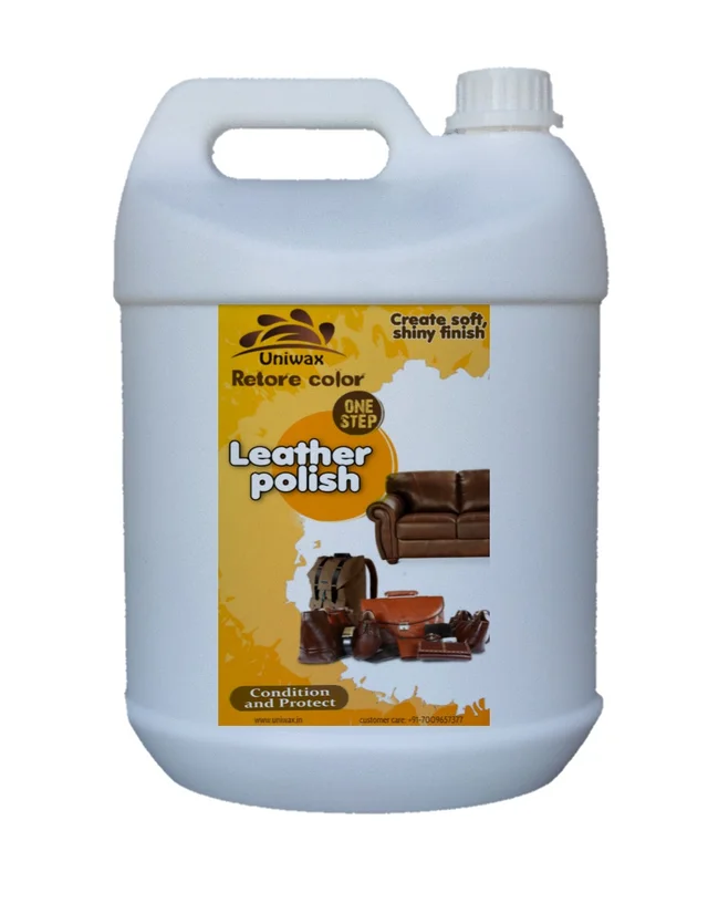 Premium Leather Polish & Conditioner | Natural Color | Restores Shine, Softness & Protection | Suitable for Bags, Shoes, Jackets, Sofas & Car Seats - 5kg