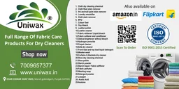 Uniwax Ink Remover, Ballpoint Pen, Fountain Pen, Ink, Permanent Marker, Gel Pen Stain Remover from Fabric and Furniture - 1 liter