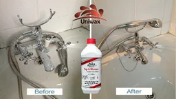 Tap & Shower Cleaner – Deep Cleaning Formula for Removes Limescale Stubborn Stains & Water Deposits - 5kg