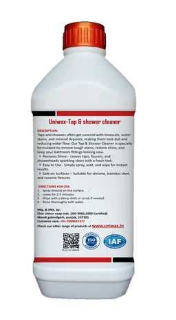 Tap & Shower Cleaner – Deep Cleaning Formula for Removes Limescale Stubborn Stains & Water Deposits - 1kg
