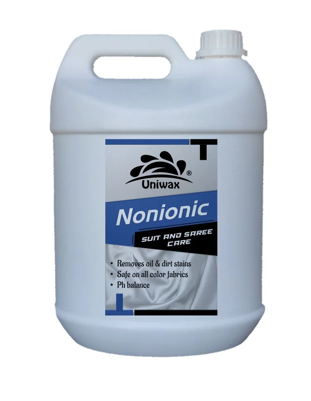 Uniwax NID nonionic Liquid detergent/ Non-Residue Liquid Detergent for Sensitive Clothes - 20 kg