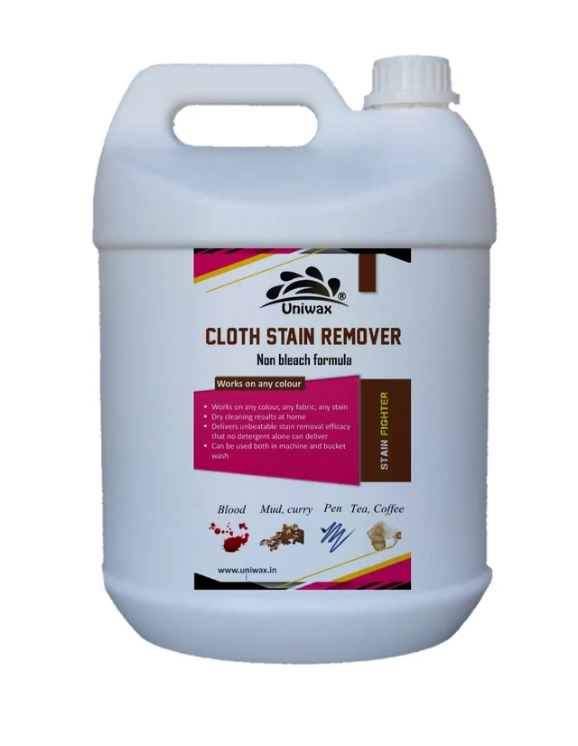 Powerful Stain Remover for Clothes – No Bleach, Safe on Colors & Fabrics | Tough on Grease, Food, Sweat & Set-In Stains - 5 kg