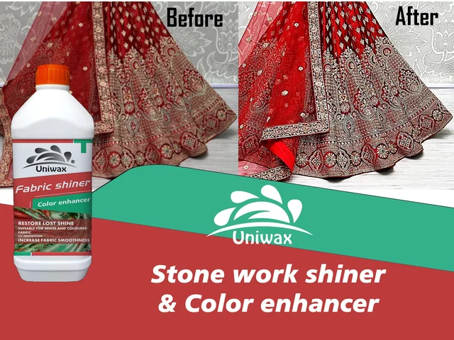 Uniwax Fabric Shiner & Color Enhancer | Saree Polish for Silk & Cotton - 1 kg