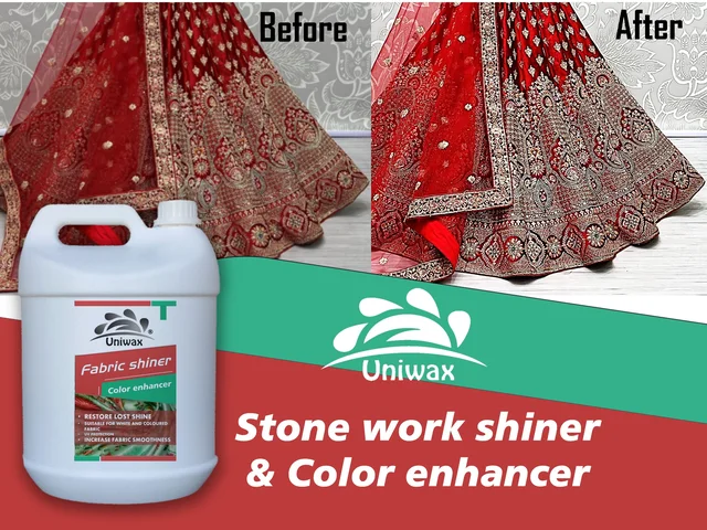 Uniwax Fabric Shiner & Color Enhancer | Saree Polish for Silk & Cotton - 5kg
