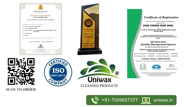 uniwax all in one cleaner and all in one polish - 1-1 kg each