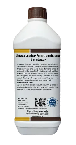 Uniwax Leather Cleaner and Leather Polish - 1-1 kg each