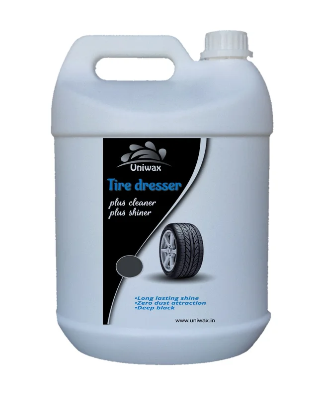 UniWax Tyre Polish – Long-Lasting Shine & Protection – Restores Faded Tires & Resists Dust - 5 kg
