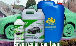 Uniwax Color Foam Car Shampoo - High Foaming Formula (Green, Blue, Pink, Orange) for Deep Cleaning - 5kg each, 25kg total