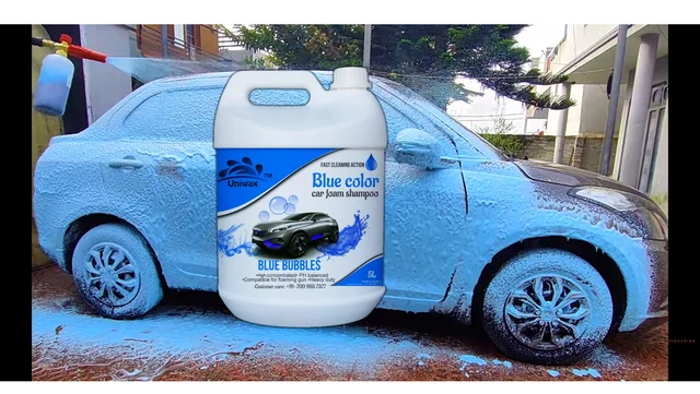 Uniwax Color Foam Car Shampoo - High Foaming Formula (Green, Blue, Pink, Orange) for Deep Cleaning - 5kg each, 25kg total