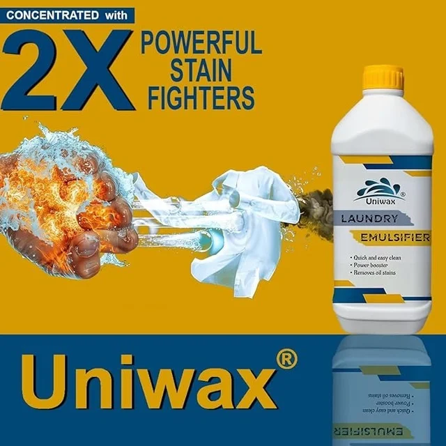 Uniwax Laundry Emulsifier / Detergent Booster and Oil Stain Remover - 200ml