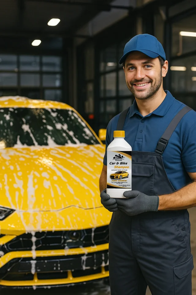 Uniwax Car & Bike Shampoo Foam-Rich Cleaner with Protective Wax Coating - 5kg