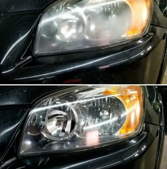 uniwax headlight cleaner spray / headlight restore for Cloudy, Dull, Yellowed headlights - 5 liter