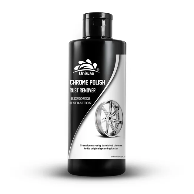 UNIWAX Chrome Polish – Premium Chrome & Metal Polish for Auto, Motorcycle, and Home Use – Mirror Shine Formula