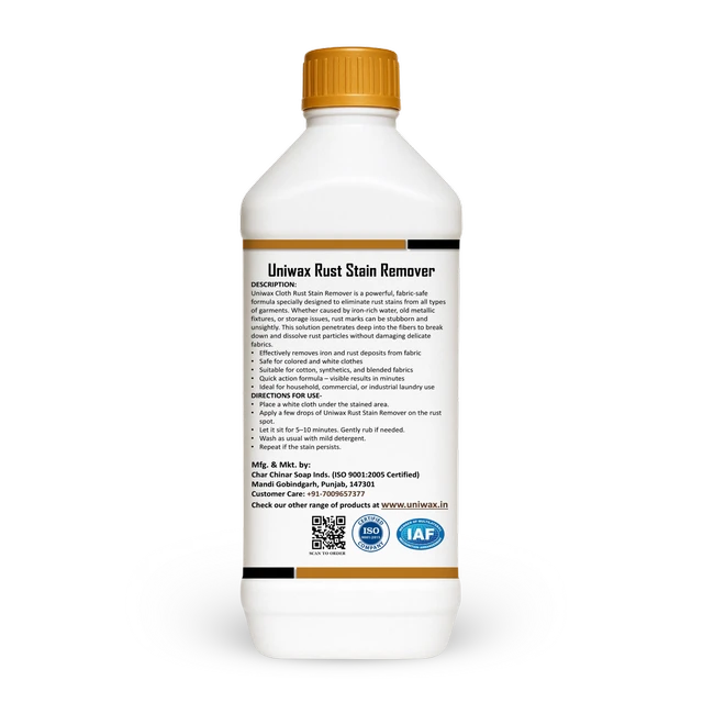 Uniwax Cloth Rust Stain Remover - 1 Kg
