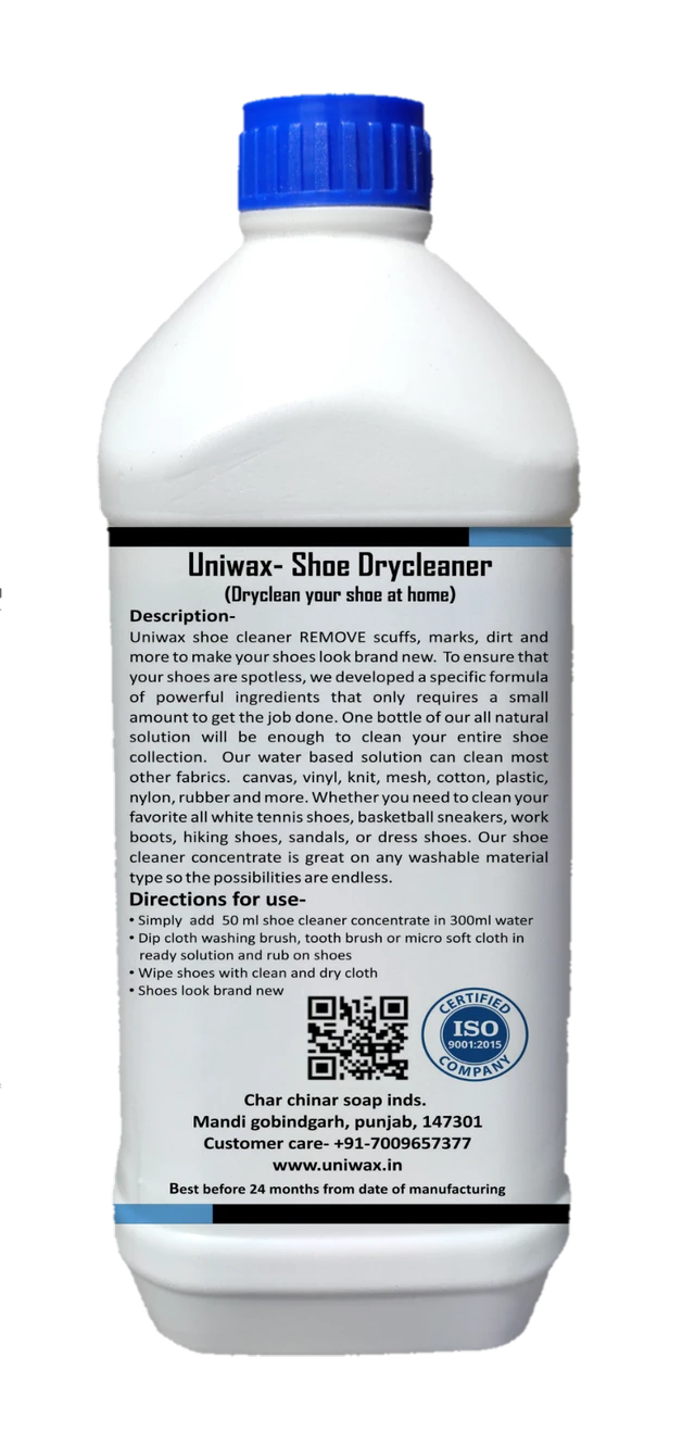 Uniwax Premium Shoe Care Combo – Cleaner + Polish (1 kg each) - 1-1 kg each