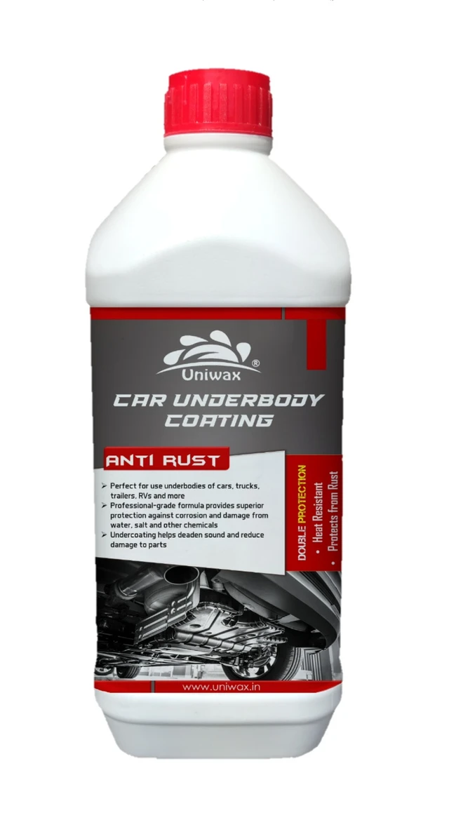 Uniwax Car Rust Proofing – Strong Underbody Coating for Maximum Protection|Rustproof, Waterproof & Durable Coating - 1liter