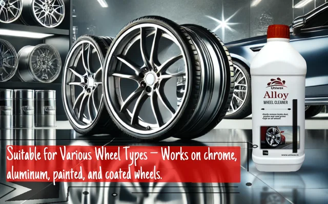 Uniwax Alloy Wheel Cleaner – Powerful Brake Dust & Grime Remover | Safe for All Wheels | Fast-Acting Spray for Deep Cleaning & Shine - 200ml