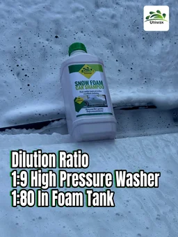 uniwax -snow foam shampoo With Wax Thick Foam - 20 liter
