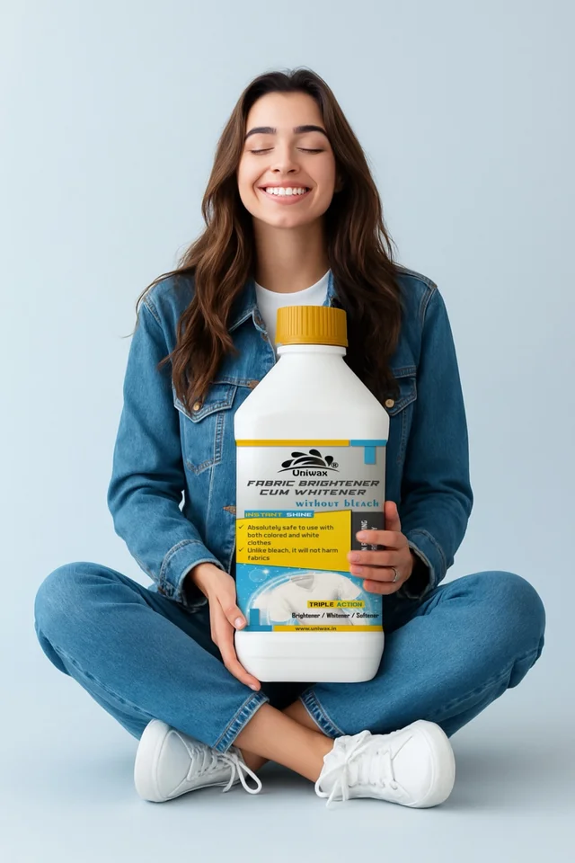 Uniwax Fabric Brightener & Whitener | Restores Original Shine & Whiteness - 5 liter