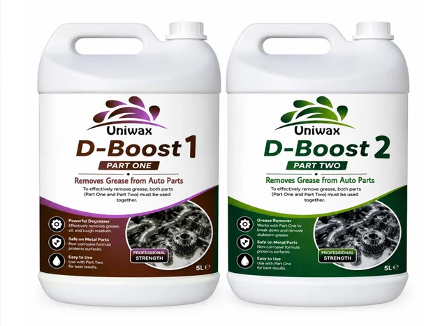 Professional Touchless Heavy-Duty Degreasing System UNIWAX D-BOOST 1 & D-BOOST 2
- 8 kg