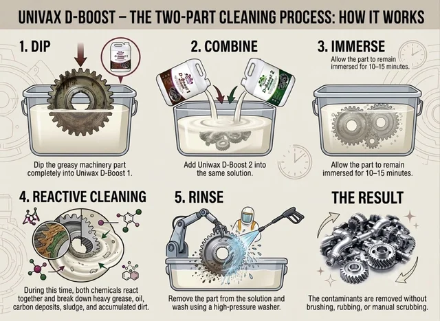 Professional Touchless Heavy-Duty Degreasing System UNIWAX D-BOOST 1 & D-BOOST 2
- 8 kg