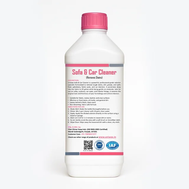 car and sofa dry cleaning chemical concentrate car interior cleaner, sofa cleaner upholstery cleaner - 1kg