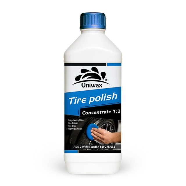 Uniwax Tyre Polish (1:2 Concentrate) – Deep Black Finish & Protection - 1 Kg