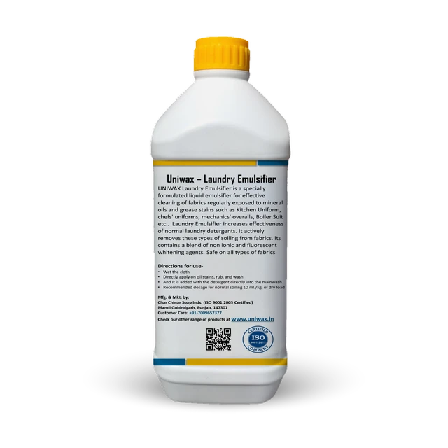 Uniwax Laundry Emulsifier / Detergent Booster and Oil Stain Remover - 1kg