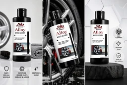 Uniwax Alloy Wheel Cleaner – Powerful Brake Dust & Grime Remover | Safe for All Wheels | Fast-Acting Spray for Deep Cleaning & Shine - 200ml