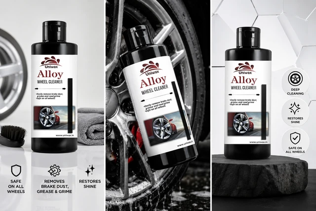 Uniwax Alloy Wheel Cleaner – Powerful Brake Dust & Grime Remover | Safe for All Wheels | Fast-Acting Spray for Deep Cleaning & Shine - 200ml