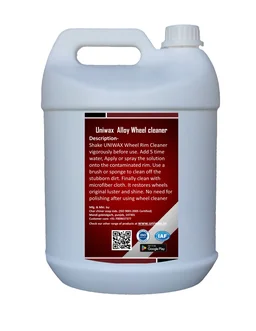 Uniwax Alloy Wheel Cleaner – Powerful Brake Dust & Grime Remover | Safe for All Wheels | Fast-Acting Spray for Deep Cleaning & Shine - 5kg