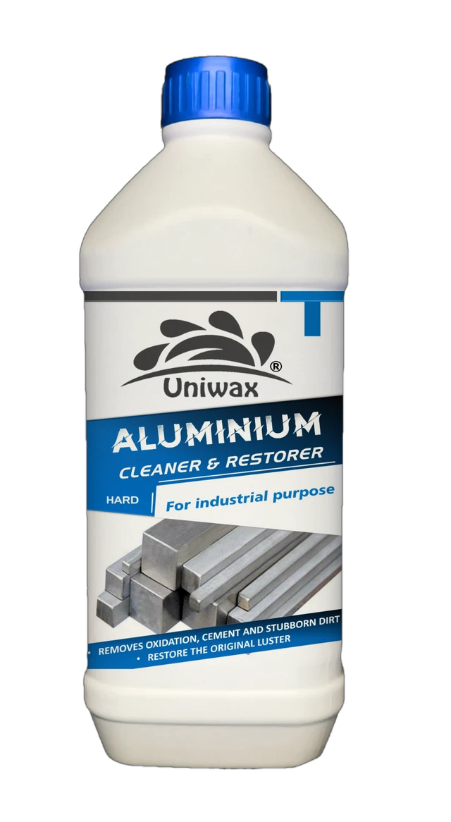 Uniwax Aluminum Cleaner Hard Brightener & Oxidation Remover | Heavy-Duty Industrial Cleaner - 1 kg