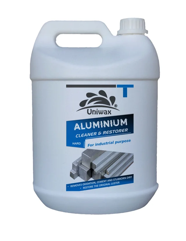Uniwax Aluminum Cleaner Hard Brightener & Oxidation Remover | Heavy-Duty Industrial Cleaner - 5 kg